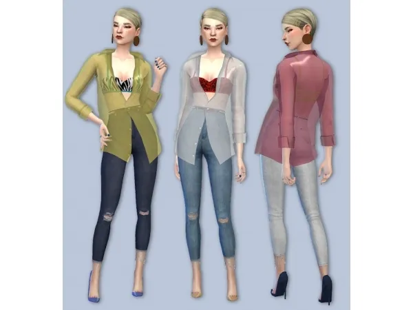 Maxis Match Eva Style Set - The Sims 4 Custom Content