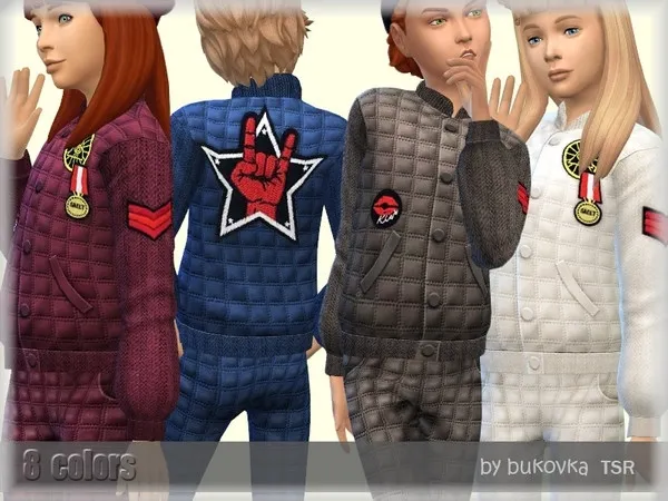 Maxis Match Quilted Jacket by thesimsresource - The Sims 4 Custom Content