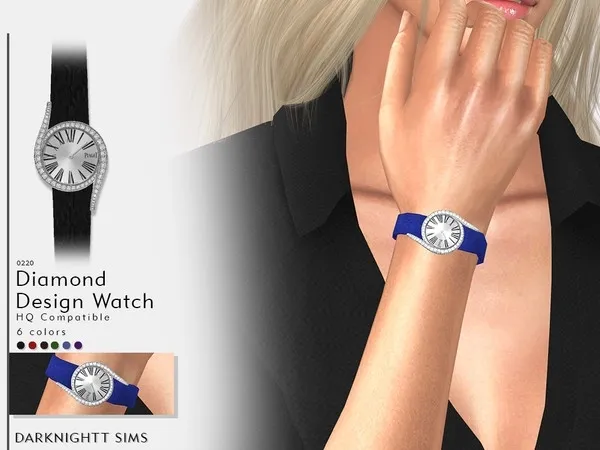 Maxis Match Diamond Design Watch - The Sims 4 Custom Content