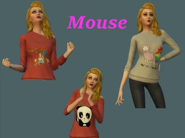 Maxis Match Simpsons Sweater - The Sims 4 Custom Content