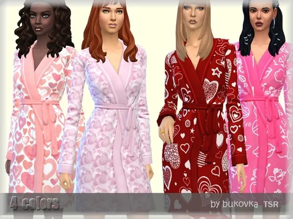 Maxis Match Dressing Gown - The Sims 4 Custom Content