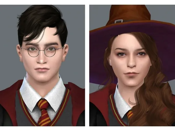 Alpha HARRY POTTER HERMIONE GRANNGER - The Sims 4 Custom Content