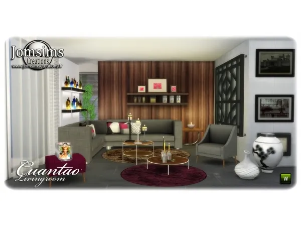 Alpha Cuantao salon - The Sims 4 Custom Content