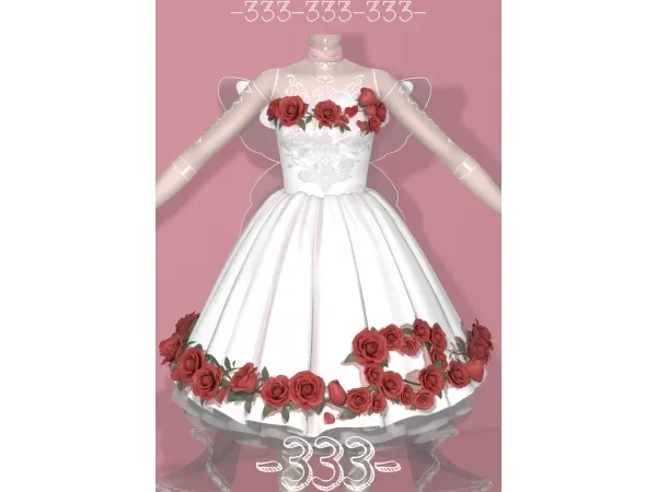 Alpha Shining Nikki Valentines Day - The Sims 4 Custom Content
