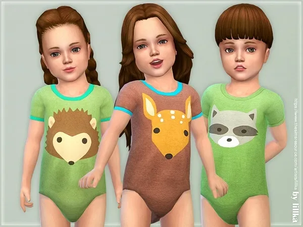 Maxis Match Toddler Onesie 08 by thesimsresource - The Sims 4 Custom Content