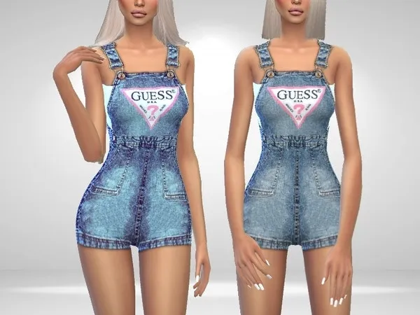Maxis Match Designer Dungarees by thesimsresource - The Sims 4 Custom Content