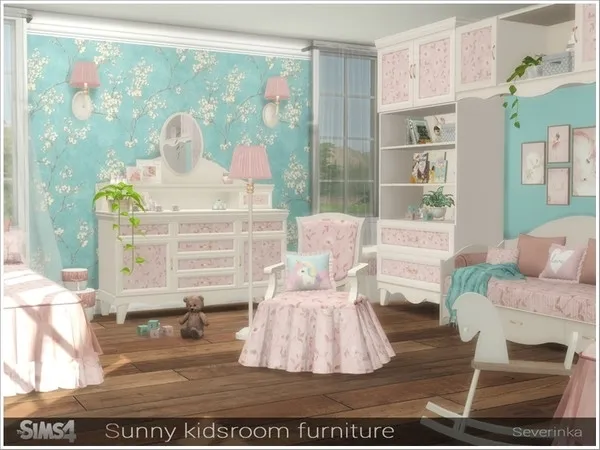Maxis Match Sunny kidsroom furniture - The Sims 4 Custom Content