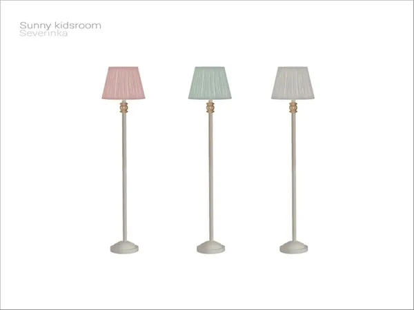 [Sunny kidsroom] floor lamp - The Sims 4 Custom Content