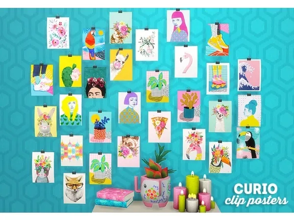 The Sims 4 Decorações de Parede