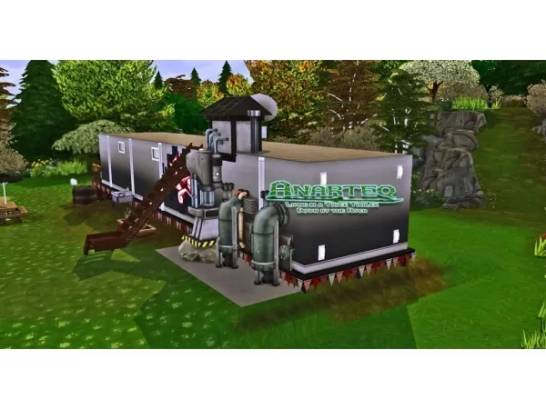Alpha narteq's Truck Trailer Down by the River by BulldozerIvan - The Sims 4 Custom Content