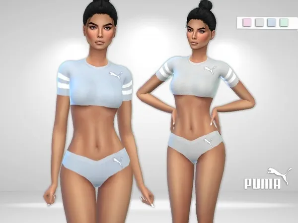 Maxis Match Puma Lingerie - The Sims 4 Custom Content
