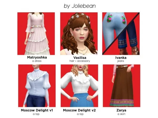 Maxis Match Slavic Allure PART 1 by Joliebean x Clumsyalienn - The Sims 4 Custom Content