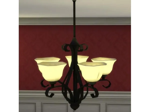 Alpha Blake_Boy's Madrid Chandelier from Sims 2 Converted to Sims 4 by Icy_Lava - The Sims 4 Custom Content