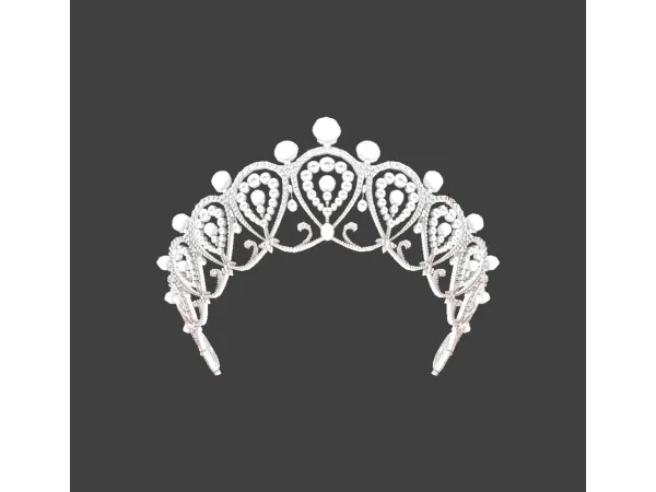Alpha Cartier Diamond Loop The Greville Tiara - The Sims 4 Custom Content