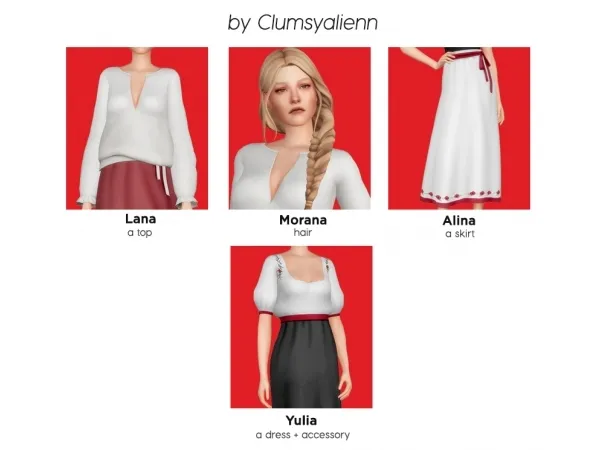 Maxis Match Slavic Allure PART 2 by Joliebean x Clumsyalienn - The Sims 4 Custom Content