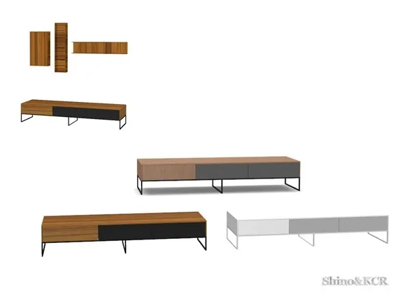 Living Cologne 20 TV Stand - The Sims 4 Custom Content