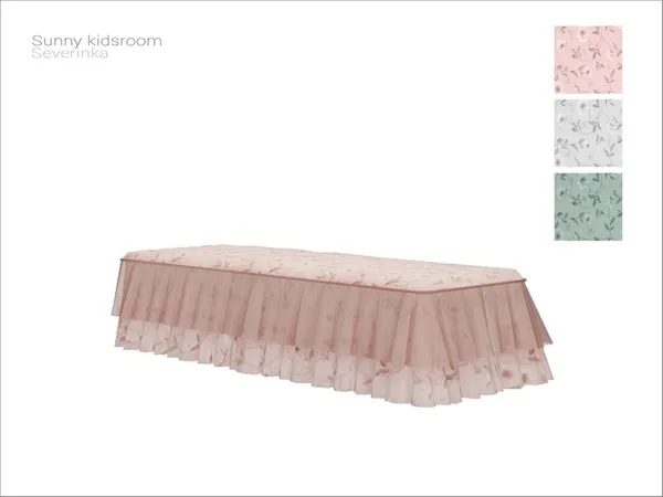 [Sunny kidsroom] single bed blanket - The Sims 4 Custom Content