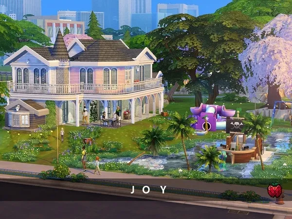 Alpha Joy kids party place no - The Sims 4 Custom Content