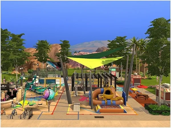 Alpha Kids Playground - The Sims 4 Custom Content