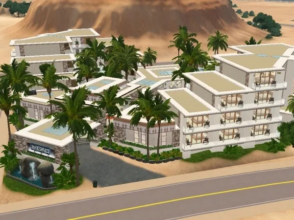 The Lucky Lotus Resort (No ) by pancake101 - The Sims 3 Custom Content