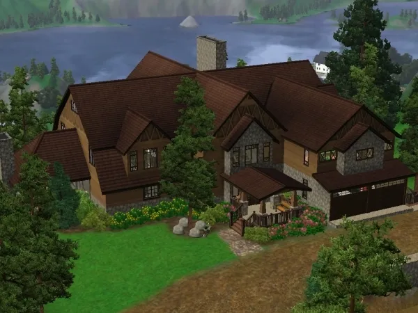 Cabin At The Lake (No ) by pancake101 - The Sims 3 Custom Content