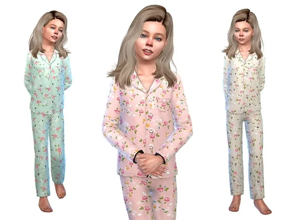 Maxis Match Pajama for Girls 05 Parenthood needed - The Sims 4 Custom Content