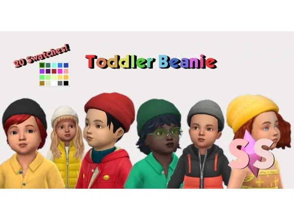 Maxis Match Toddler Beanie - The Sims 4 Custom Content