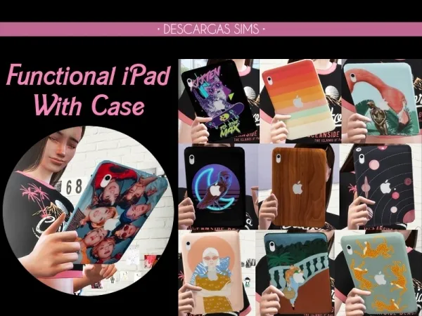 Alpha Functional iPad With Case - The Sims 4 Custom Content