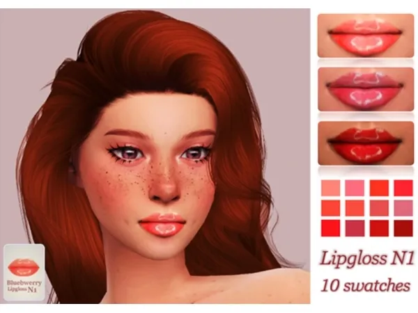 Alpha Lipgloss N1 - The Sims 4 Custom Content