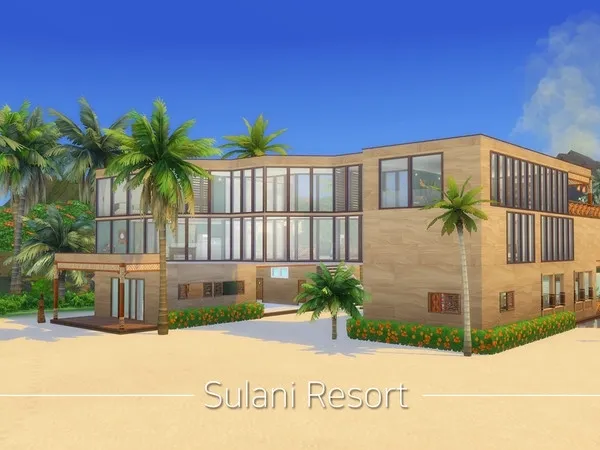 Alpha SULANI RESORT - The Sims 4 Custom Content