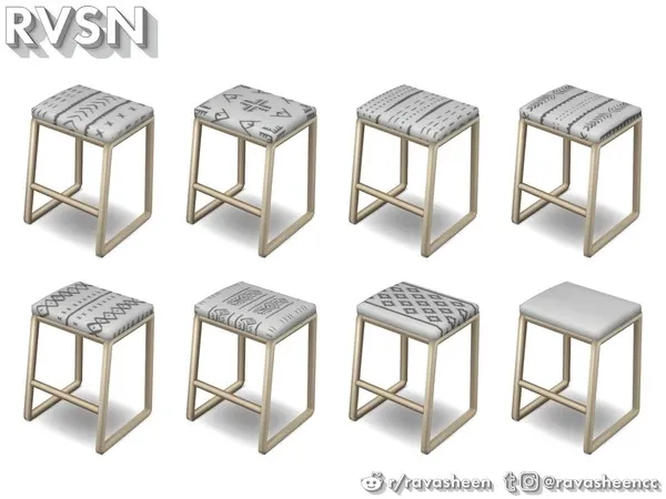 Simmer Down Bar Stool - The Sims 4 Custom Content