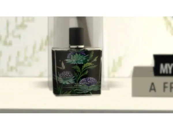 Alpha NEST New York Indigo Perfume - The Sims 4 Custom Content