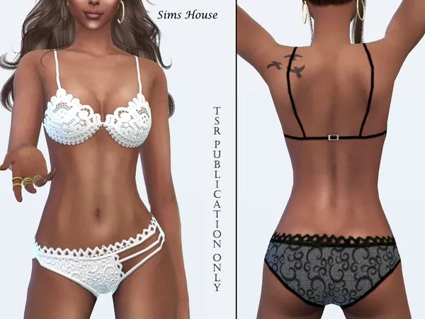Maxis Match Women's lace panties - The Sims 4 Custom Content