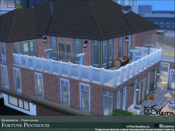 Alpha Fortune Penthouse - The Sims 4 Custom Content