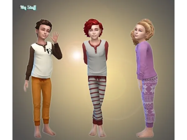 Maxis Match SP16 Pajama Conversion - The Sims 4 Custom Content