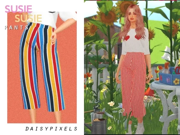 Alpha Susie Pants - The Sims 4 Custom Content