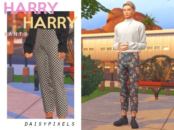Alpha Harry Pants ( ) - The Sims 4 Custom Content