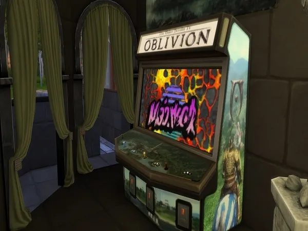 Alpha Elder Scrolls Arcade Game REQUIRES GET TOGETHER - The Sims 4 Custom Content