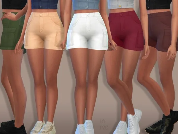 Maxis Match Sunday Cargo Shorts 9094 - The Sims 4 Custom Content