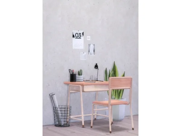 Alpha pocci school desk chair set RC by ninichan233 pocci ts4 school desk chair set RC by ninichan233 - The Sims 4 Custom Content
