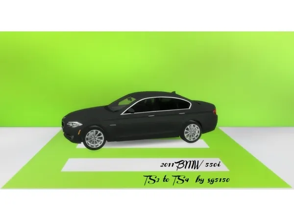 Alpha sg5150 2011 BMW 550i - The Sims 4 Custom Content