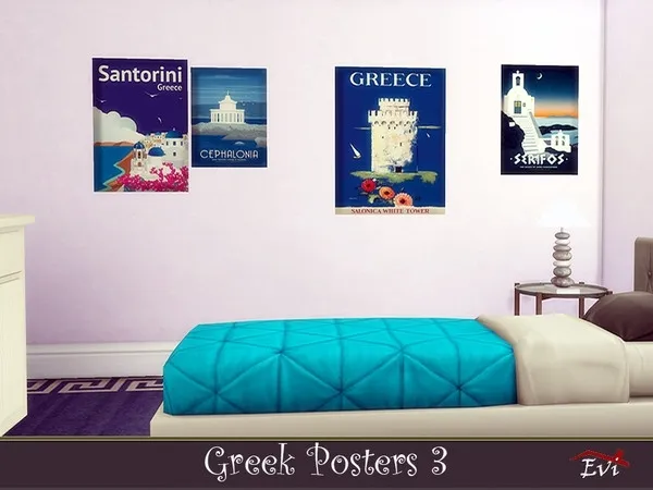Greek poster 3 - The Sims 4 Custom Content