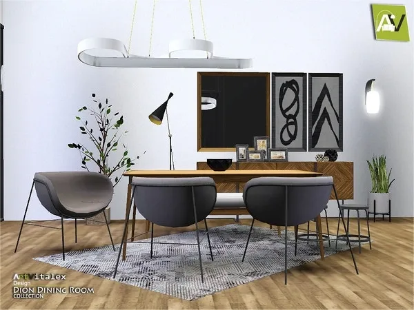 Dion Dining Room - The Sims 3 Custom Content