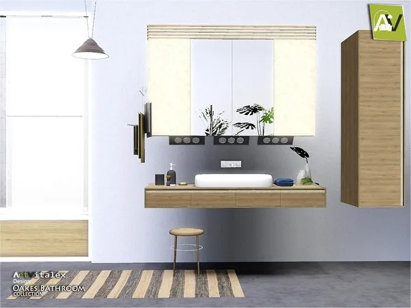 Oakes Bathroom - The Sims 3 Custom Content