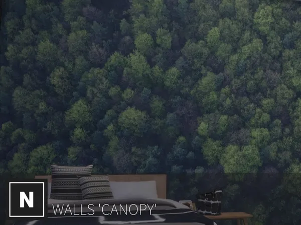 Alpha netsims canopy walls - The Sims 4 Custom Content
