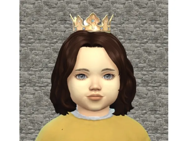 Maxis Match Princess Crown for toddlers - The Sims 4 Custom Content