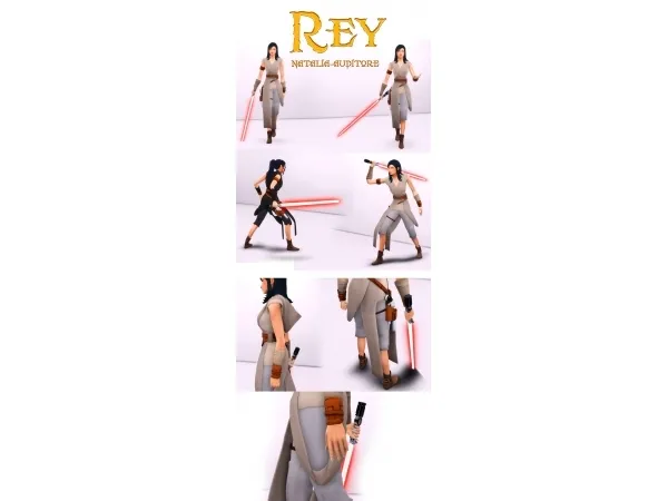 Alpha Rey set Star Wars Auditore by Natalia - The Sims 4 Custom Content
