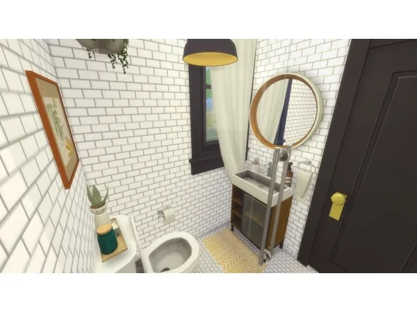 Alpha Vintage Subway Tiles - The Sims 4 Custom Content
