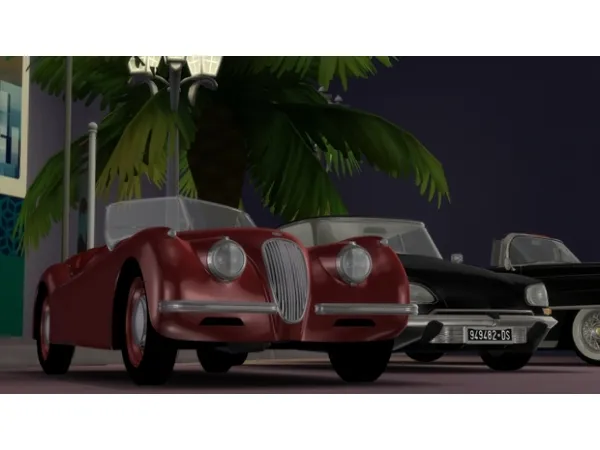 Alpha 1954 Jaguar XK120 Roadster breezemotors by sims4cars - The Sims 4 Custom Content