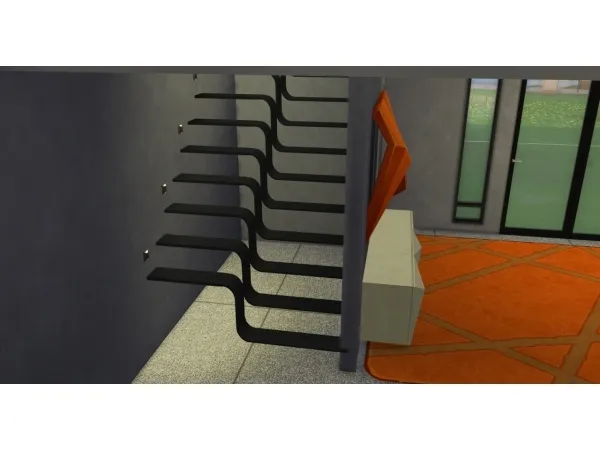 Alpha Sylium Stairs V1 - The Sims 4 Custom Content